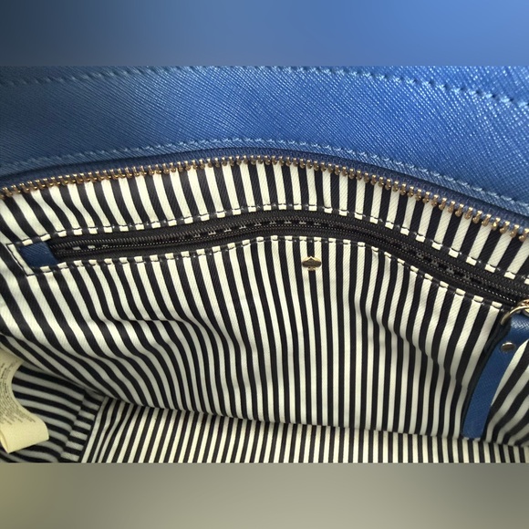 kate spade Cameron Street Candace Two-Tone Navy, White & Blue Satchel - Picture 9 of 15